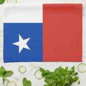 Patriotische Chile-Flagge Chiles Küchentuch (Gefaltet)