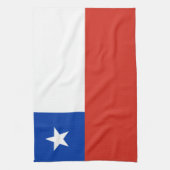 Patriotische Chile-Flagge Chiles Küchentuch (Vertikal)