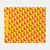 Patriotische CHINA FLAG Anpassbare Skripterie YELL Fleecedecke (Vorderseite (Horizontal))