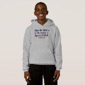 Patriotische Christliche Bibelfreiheit Hoodie (Vorne ganz)