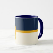 Patriotische Combo-Tasse mit der Flagge von Tulsa, Tasse (VorderseiteRechts)