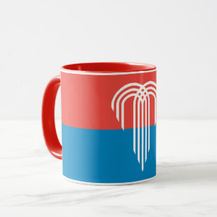 Patriotische Combo-Tasse unter der Flagge von Kans Tasse