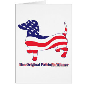 Patriotische Dackel - Dackel