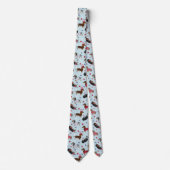 Patriotische Dackel Neck Tie Krawatte (Vorderseite)