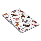 Patriotische Dackel Notizblock (Rechte Seite)