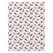 Patriotische Dackel Tischdecke (Vorderseite)