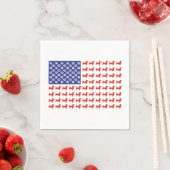 Patriotische Dackeln Serviette (Beispiel)