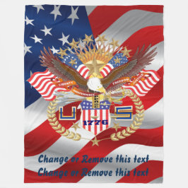 Patriotische Decke 30" x40" 50" x60" 60" x80 "