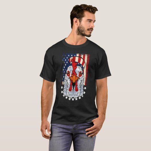 Patriotische Delphin 4. Juli Niedliche US-amerikan T-Shirt (Vorne ganz)