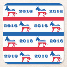 Patriotische Demokrat-Esel-Streifen 2016