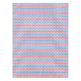 Patriotische Demokrat-Esel-Streifen 2016 Tischdecke