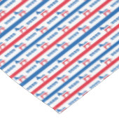 Patriotische Demokrat-Esel-Streifen 2020 Tischdecke (Schrägansicht)