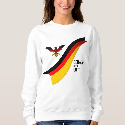 Patriotische deutsche Flagge, Deutschland Tag der  Sweatshirt (Vorderseite)