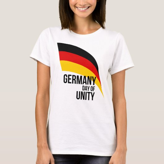 Patriotische deutsche Flagge, Deutschland Tag der T-Shirt (Vorderseite)