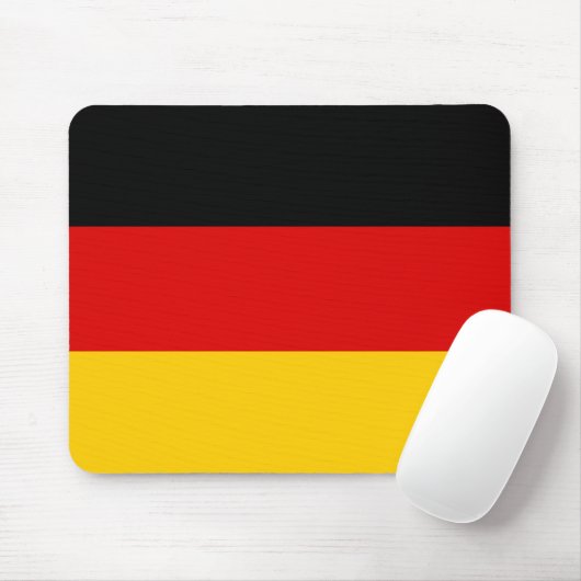 Patriotische Deutsche Flagge Mousepad (Mit Mouse)