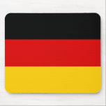Patriotische Deutsche Flagge Mousepad<br><div class="desc">Die Nationalflagge Deutschlands.</div>