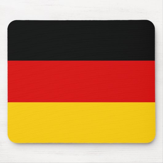 Patriotische Deutsche Flagge Mousepad (Vorne)