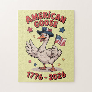 Patriotische Dumme Gans Amerika 250. Jubiläum Puzzle