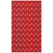 Patriotische dunkelrote blaue Marinestars Urlaub Tischdecke (Vorderseite)