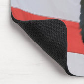 Patriotische Eagle-Amerikanische Mousepad (Ecke)