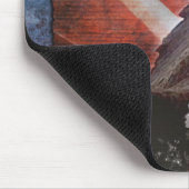 Patriotische Eagle-Mausunterlage Mousepad (Ecke)