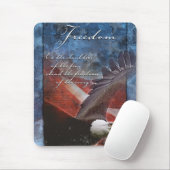 Patriotische Eagle-Mausunterlage Mousepad (Mit Mouse)