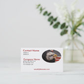 Patriotische Eagle-Visitenkarte Visitenkarte (Stehend Vorderseite)