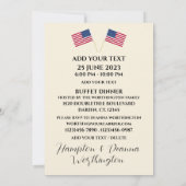 PATRIOTISCHE Einladung (Rückseite)