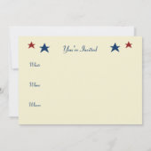 Patriotische Einladungen (Rückseite)