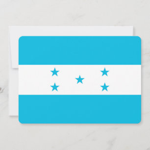 Patriotische Einladungen mit Honduras-Flagge