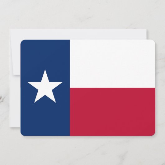 Patriotische Einladungen mit Texas Flag (Vorderseite)