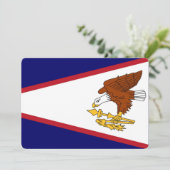 Patriotische Einladungen unter der Flagge von Amer (Stehend Vorderseite)