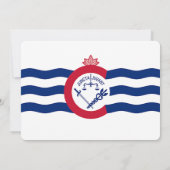 Patriotische Einladungen unter der Flagge von Cinc (Rückseite)