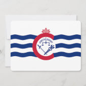 Patriotische Einladungen unter der Flagge von Cinc (Vorderseite)