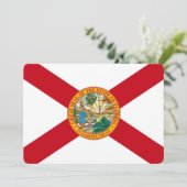 Patriotische Einladungen unter der Flagge von Flor (Stehend Vorderseite)