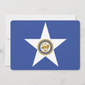 Patriotische Einladungen unter der Flagge von Hous (Rückseite)