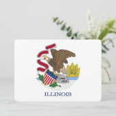 Patriotische Einladungen unter der Flagge von Illi (Stehend Vorderseite)