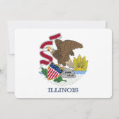 Patriotische Einladungen unter der Flagge von Illi (Rückseite)