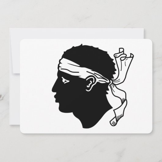 Patriotische Einladungen unter der Flagge von Kors (Vorderseite)