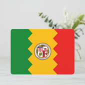 Patriotische Einladungen unter der Flagge von Los  (Stehend Vorderseite)