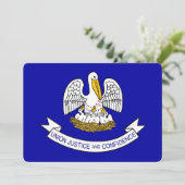 Patriotische Einladungen unter der Flagge von Loui (Stehend Vorderseite)