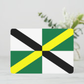 Patriotische Einladungen unter der Flagge von Mont (Stehend Vorderseite)