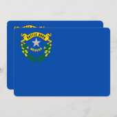 Patriotische Einladungen unter der Flagge von Neva (Vorne/Hinten)