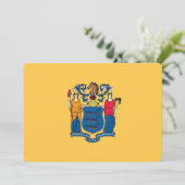 Patriotische Einladungen unter der Flagge von New (Stehend Vorderseite)