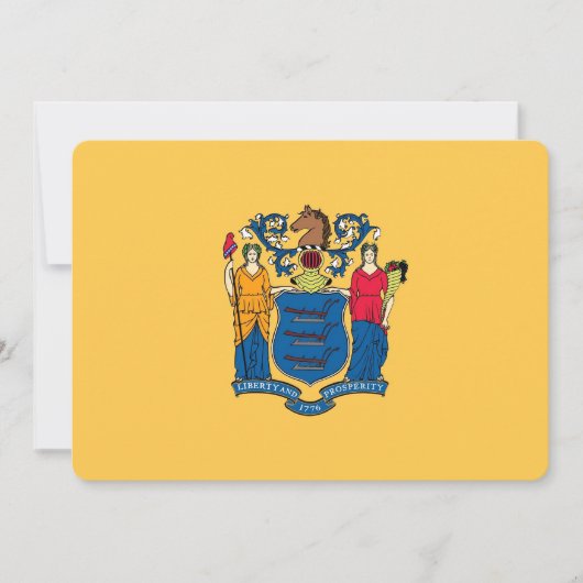 Patriotische Einladungen unter der Flagge von New (Vorderseite)