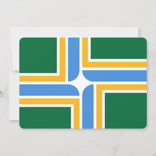 Patriotische Einladungen unter der Flagge von Port (Vorderseite)