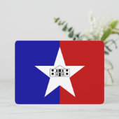 Patriotische Einladungen unter der Flagge von San (Stehend Vorderseite)