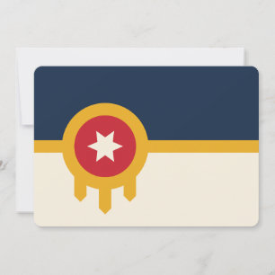 Patriotische Einladungen unter der Flagge von Tuls