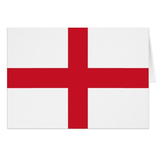 Patriotische englische Flagge (Vorderseite (Horizontal))
