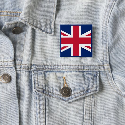 Patriotische englische Flagge Button (Beispiel)